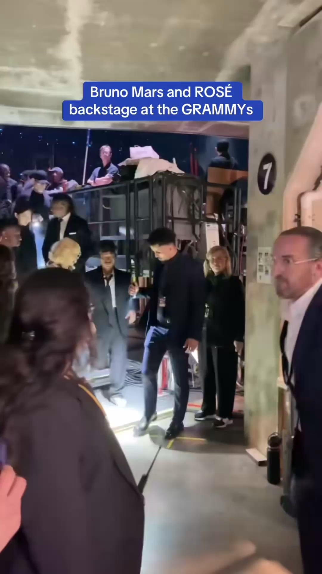 260201 ROSÉ & Bruno Mars backstage @ the 68th Grammy Awards