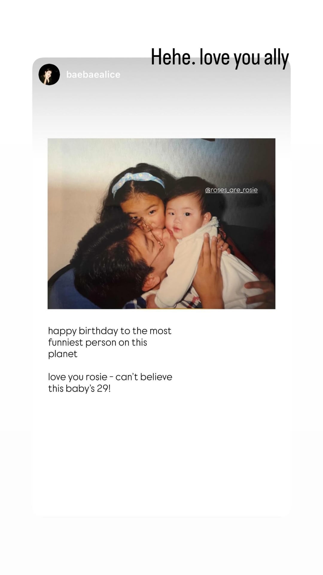 260211 ROSÉ IG Story Update