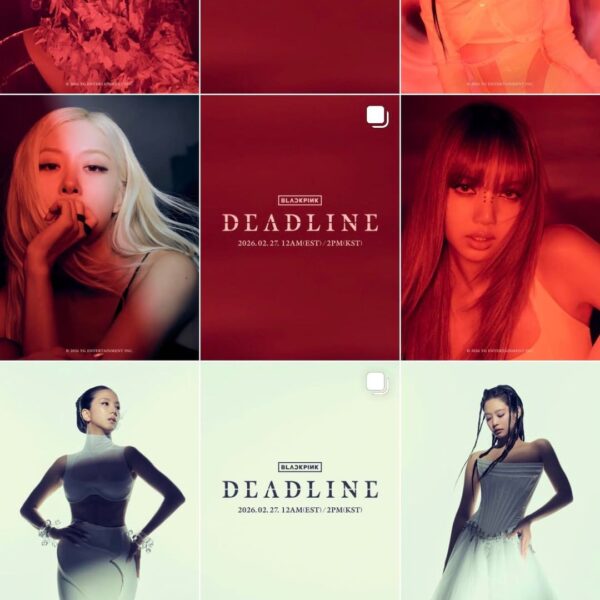 080226 current BlackPink timeline grid on Instagram, it scratches the right parts of my brain