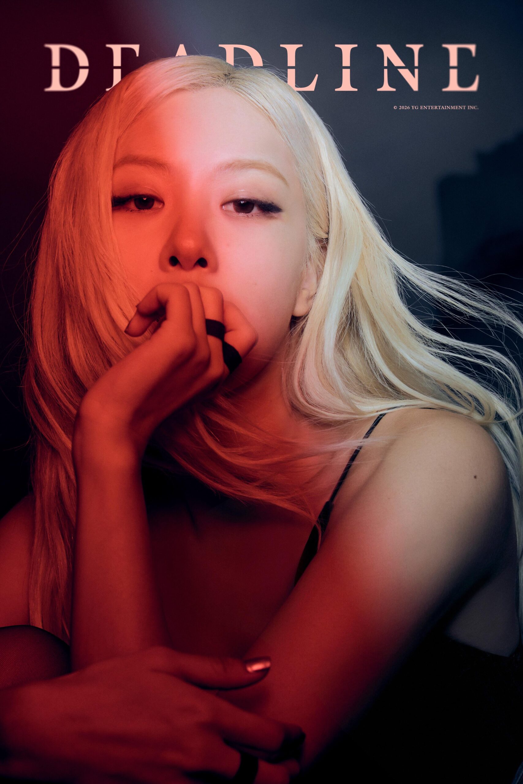 260209 ROSÉ | BLACKPINK [DEADLINE] VISUAL POSTER - Red light ver.