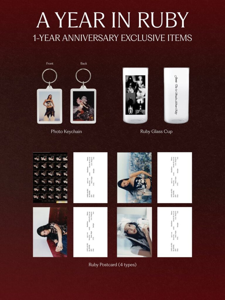 260225 JENNIE - 'Ruby' 1st Anniversary POP UP 'A YEAR IN RUBY' Official MD