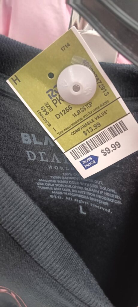 261802  Deadline City Tour Shirts at Ross