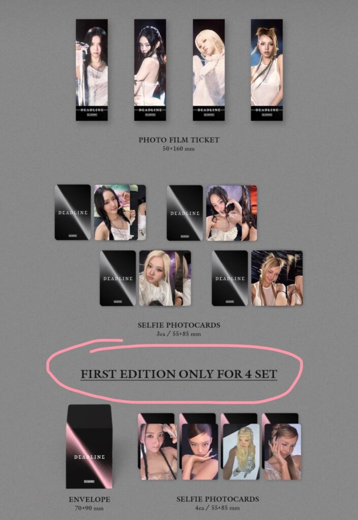 260213 Question about Blackpink’s Deadline Album Silver Ver.