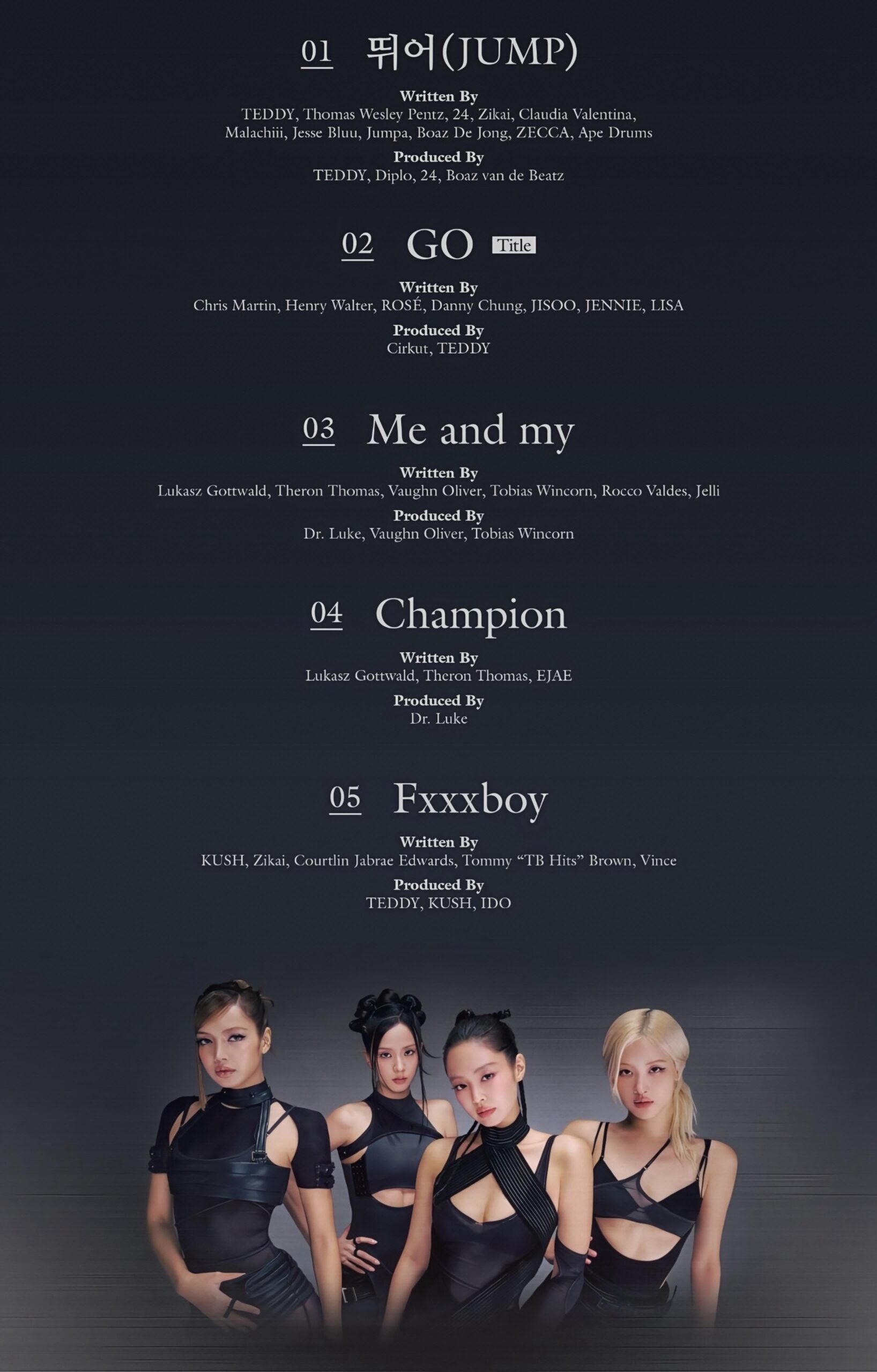 ROSÉ | BLACKPINK [DEADLINE] Credit Poster