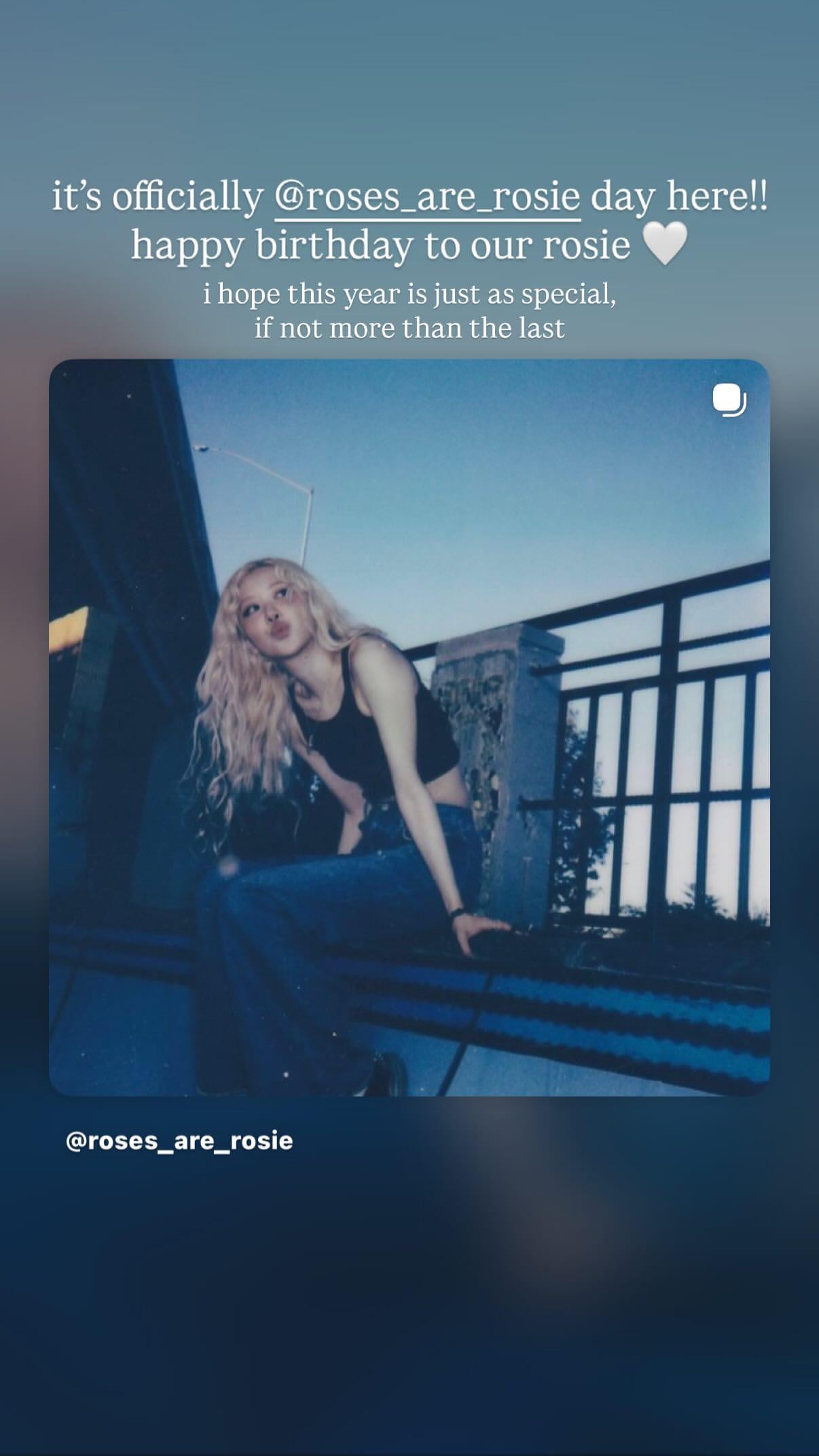 260212 kyleaviti IG Story Update w/ ROSÉ