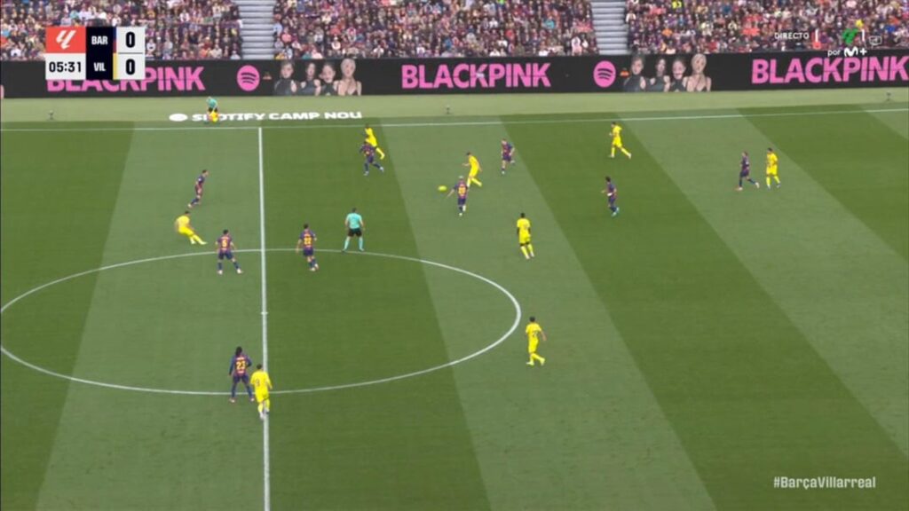 260228 BLACKPINK 3rd MINI ALBUM [DEADLINE] — Spotify advertisement during FC Barcelona vs Villarreal CF at Spotify Camp Nou