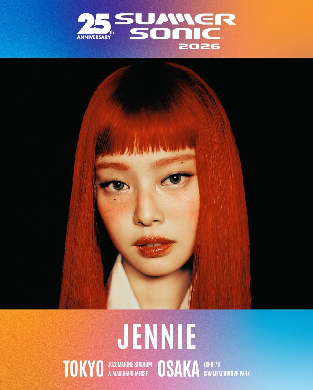 260202 JENNIE will be performing at Summersonic 2026