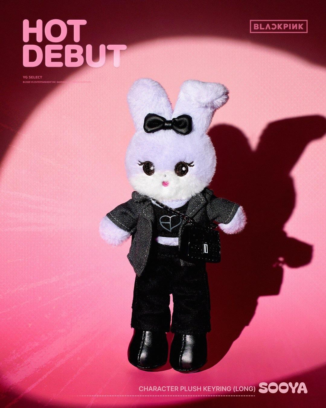 260227 BLACKPINK 3rd MINI ALBUM [DEADLINE] 📢 𝐇𝐎𝐓 𝐃𝐄𝐁𝐔𝐓 𝐃-𝟏 BLACKPINK CHARACTER PLUSH KEYRING (LONG)