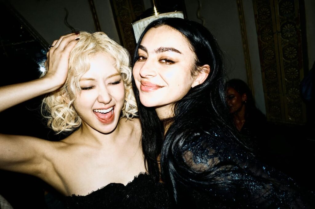 260202 ROSÉ & Charli xcx at the W Magazine, Charli xcx & Saint Laurent’s Grammys After Party