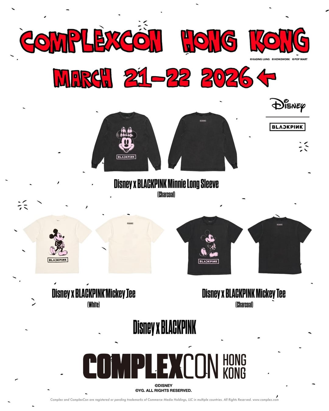 260319 BLACKPINK x Disney Collection at ComplexCon Hong Kong
