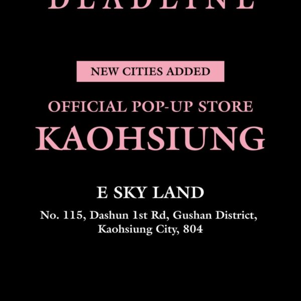 260304 BLACKPINK 3rd MINI ALBUM [DEADLINE] OFFICIAL POP-UP | NEW CITIES ADDED