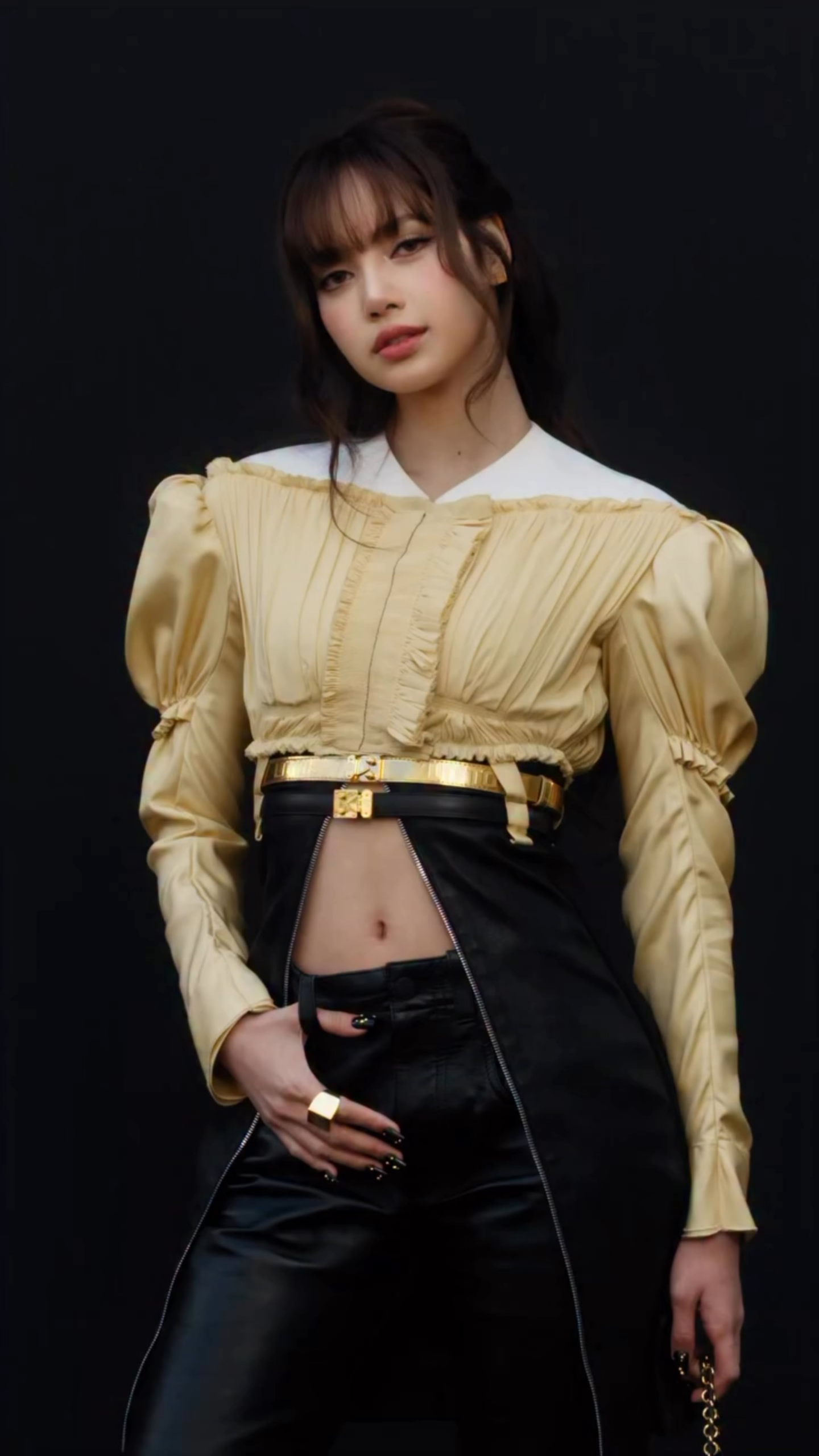 260314 LV IG Update: 'House Ambassadors and Friends of the House Lisa attended Nicolas Ghesquiere’s latest presentation unveiling in Paris.'