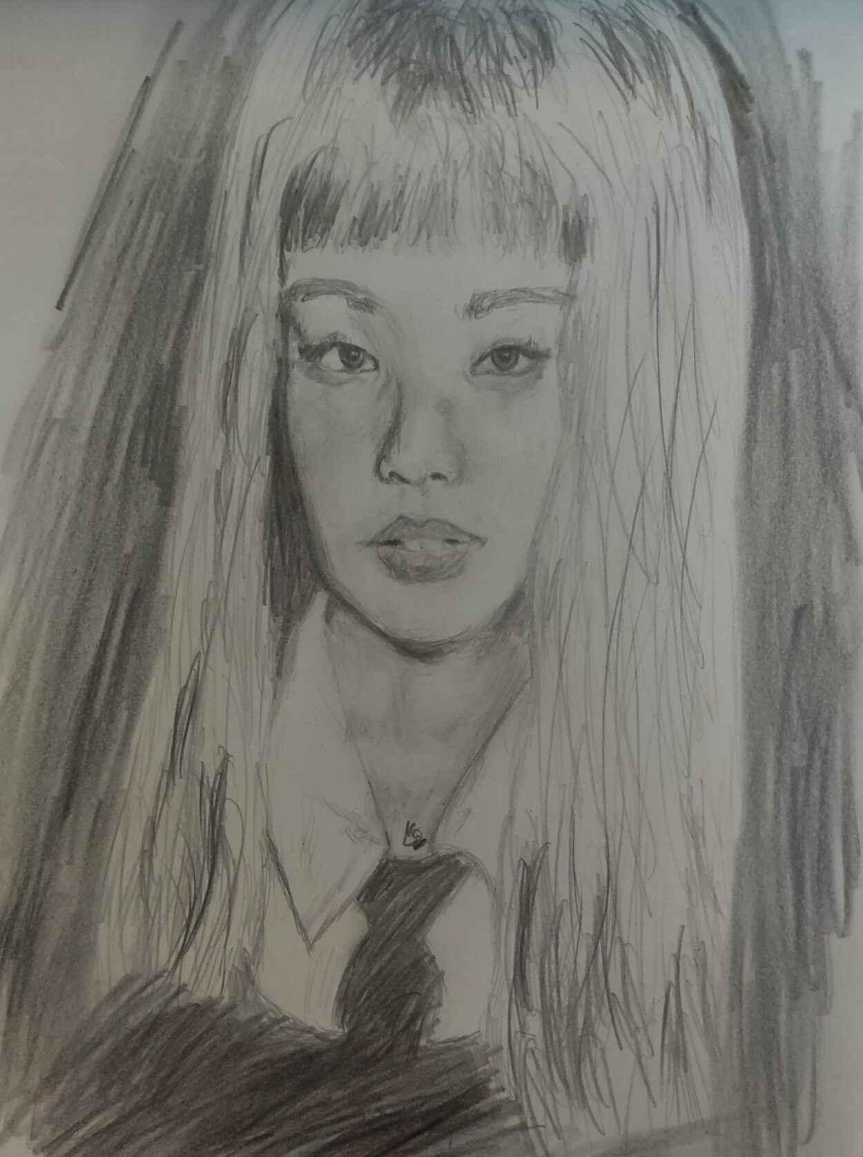 A drawing of Jennie