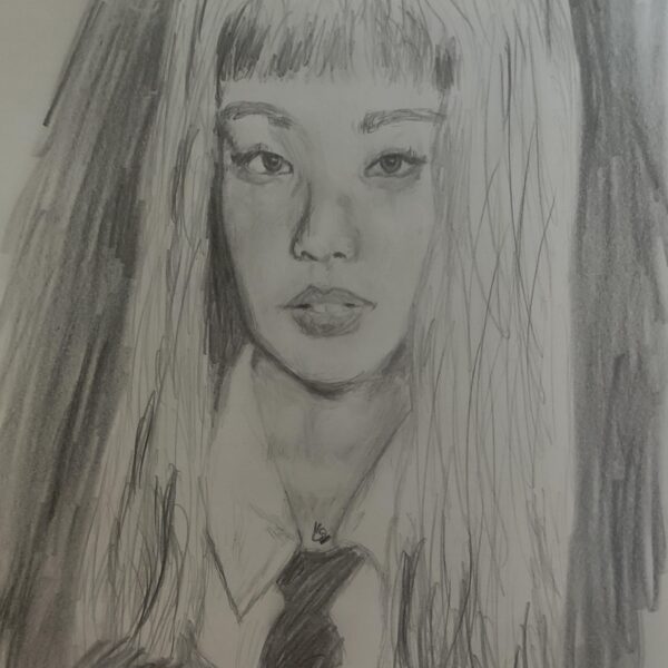 A drawing of Jennie