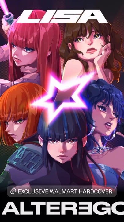 260319 LISA - ALTER-EGO: THE OFFICIAL COMIC | Exclusive Walmart Hardcover