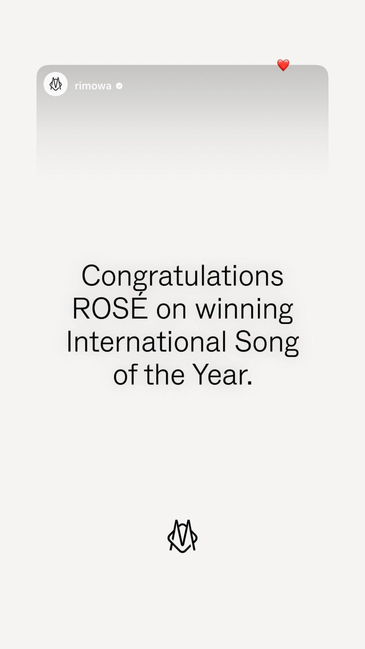 260302 Rosé IG Story Update