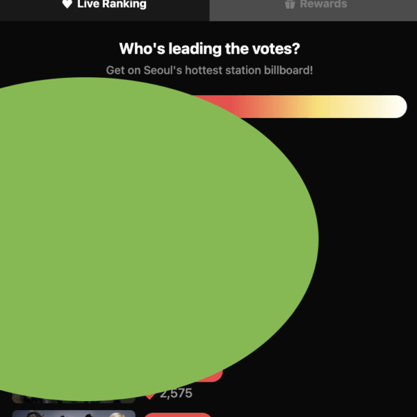 BP at ranked 7th. Let’s show this Seoul Billboard event what it’s really about