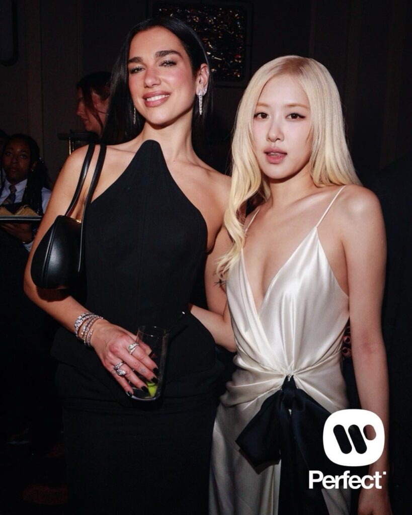 260301 ROSÉ w/ Dua Lipa at the BRITs Afterparty