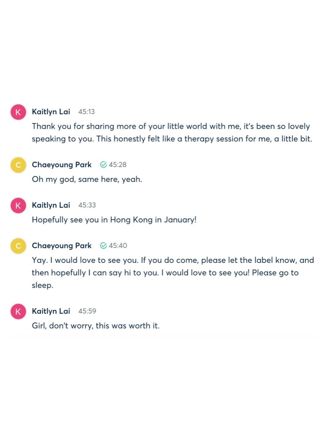 260301 Kaitlyn Lai (Vogue HK Editor) IG Update w/ ROSÉ