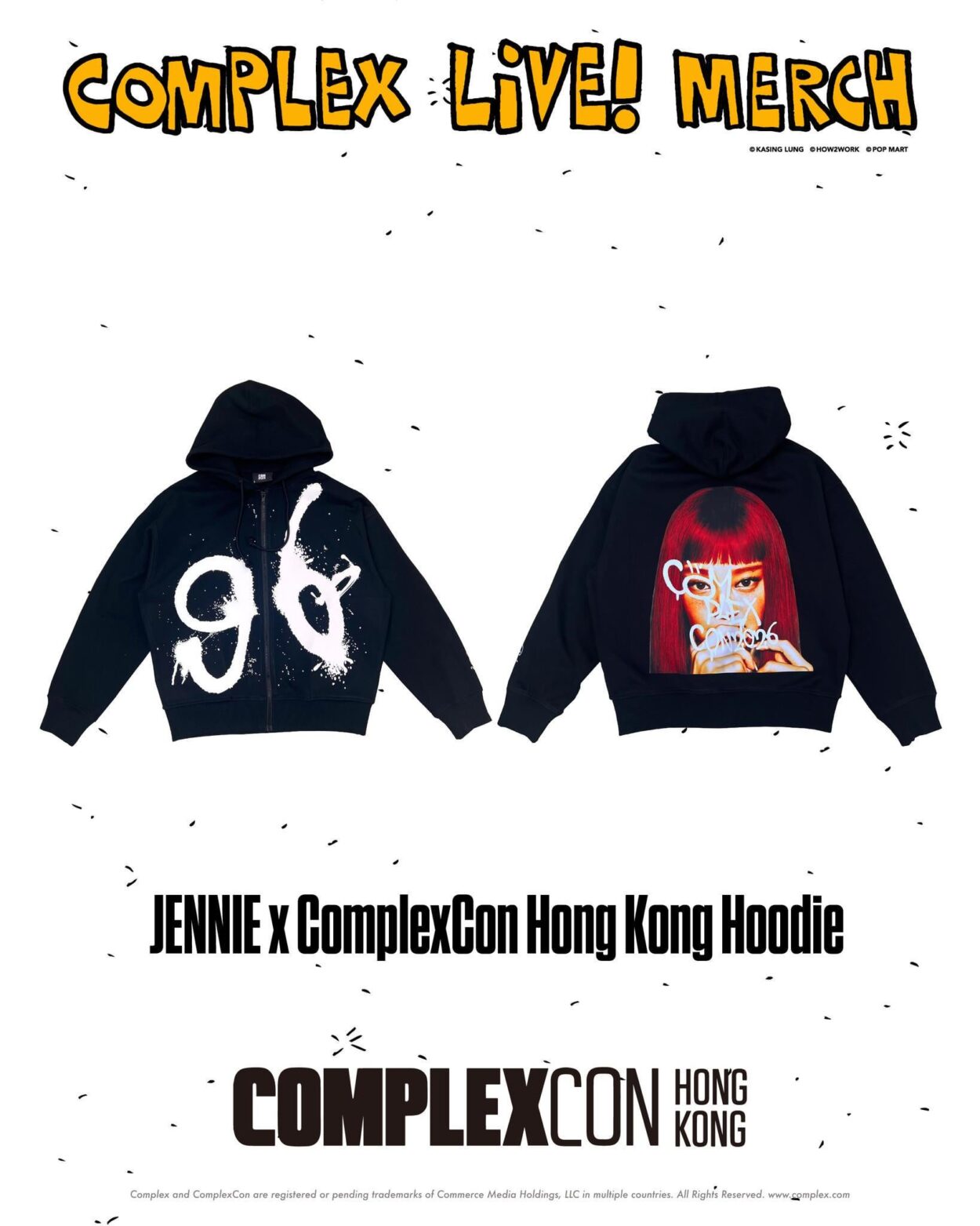 260320 JENNIE x ComplexCon Hong Kong Hoodie