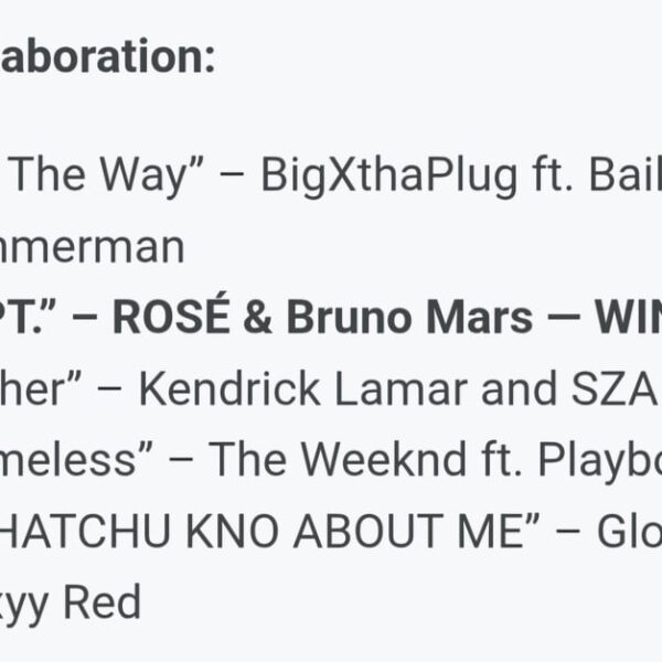 260326 ROSÉ & Bruno Mars - 'APT.' wins 'Best Collaboration', ROSÉ wins 'K-pop Artist of the Year' & JENNIE - 'Ruby' wins 'K-pop Album of the Year' @ the iHeart Radio Music Awards 2026