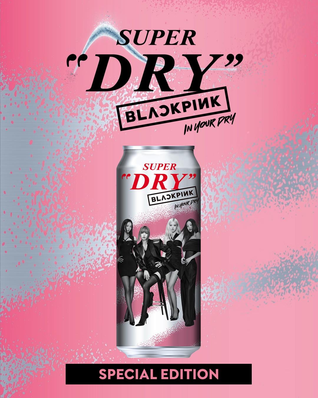 260312 BLACKPINK for Asahi Super Dry Special Beer Can (BLACKPINK Limited Edition) Out Now!