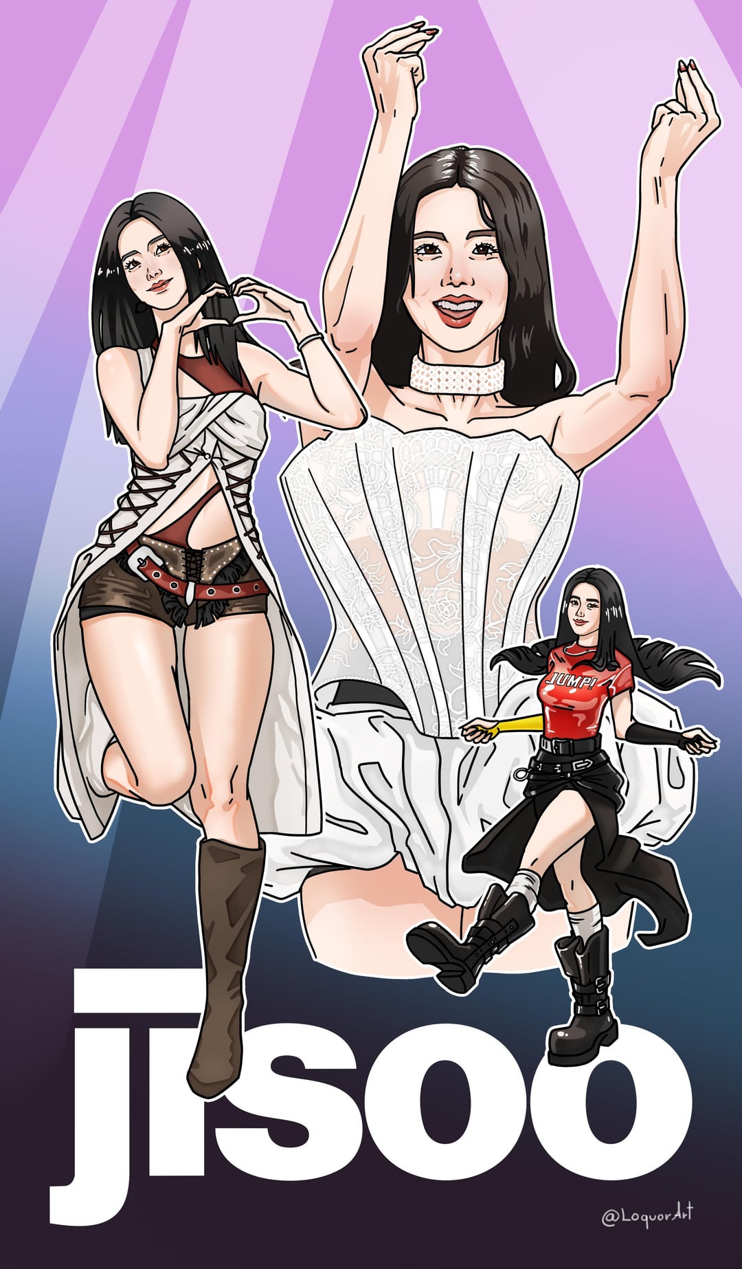 260317 Jisoo - Deadline - fan art by me