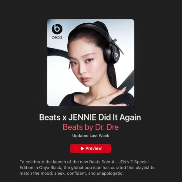 260422 Beats x JENNIE Did It Again | Apple Music Playlist