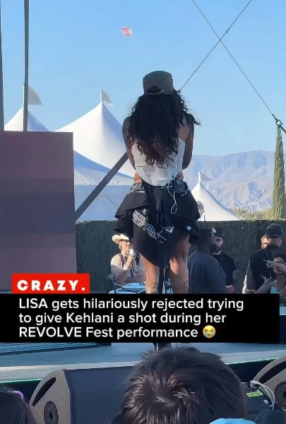260412 Lisa at Kehlani's Set @ The 9th Annual REVOLVE Festival