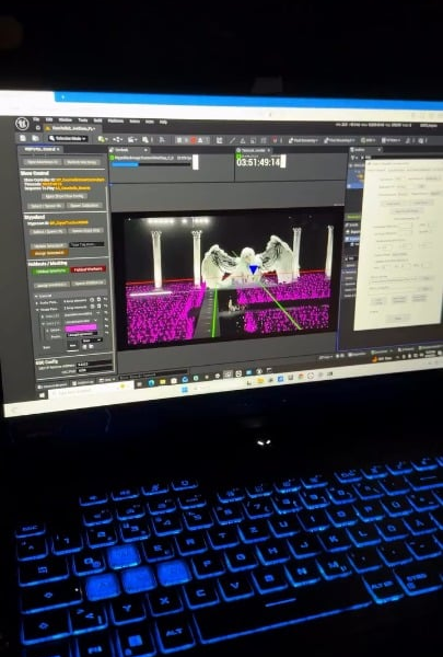 260421 Behind the Scenes of AR Angel Lisa @ Coachella 2026