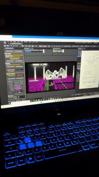 260421 Behind the Scenes of AR Angel Lisa @ Coachella 2026