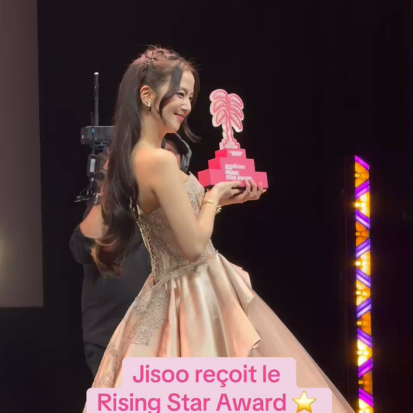 260423 Jisoo receives the Madame Figaro Rising Star Award at CANNESERIES Season 9
