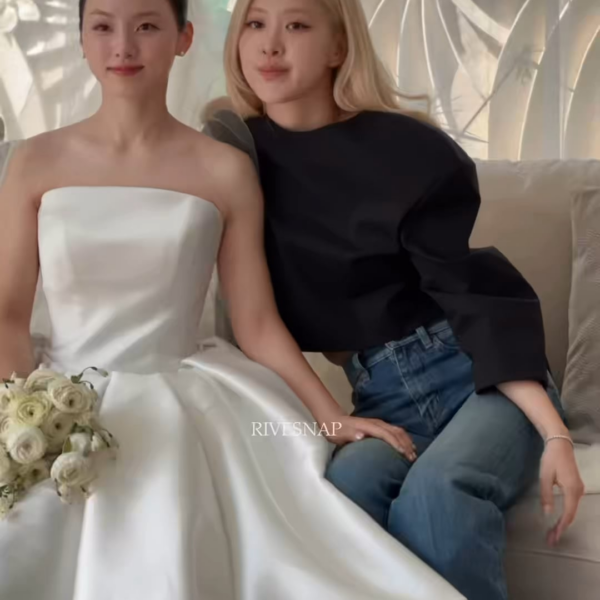 Rosé attending her staff/friend’s wedding