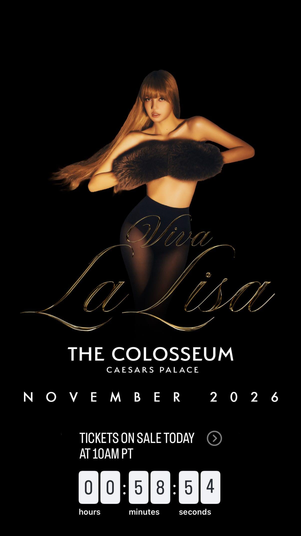 260424 LISA Las Vegas Residency 'Viva La Lisa' | General Sale Starts Today at 10AM PT!