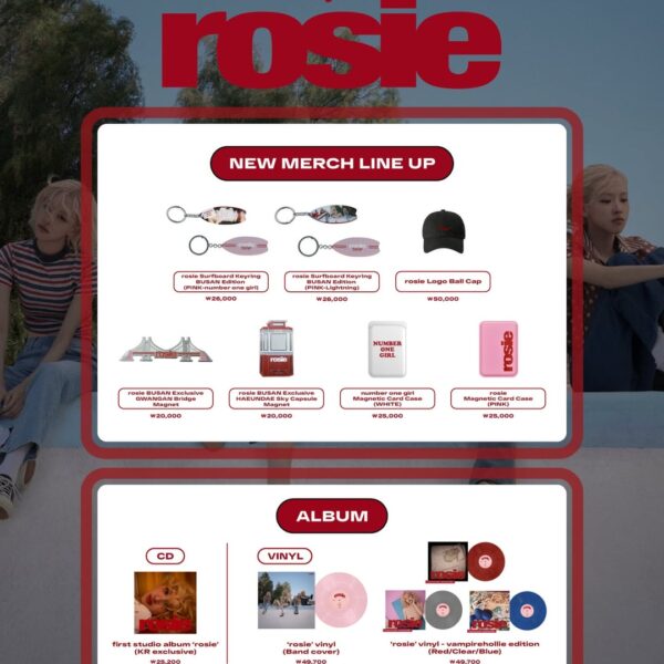 260414 ROSÉ - One Year of rosie Encore Pop-up store in BUSAN MD LIST