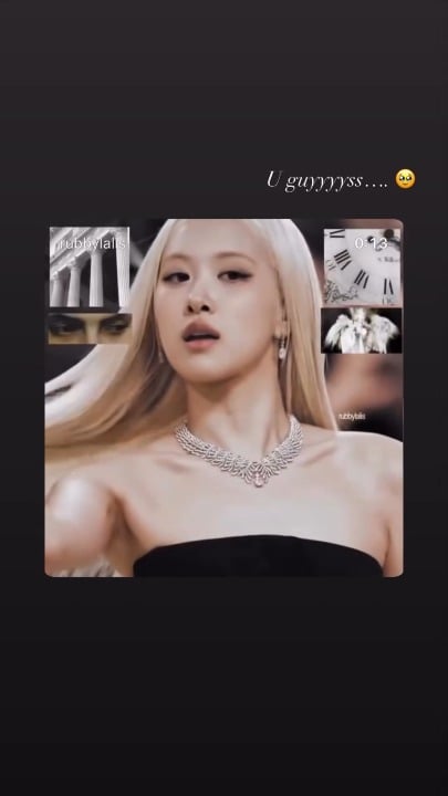 260506 Rosé IG Story Update