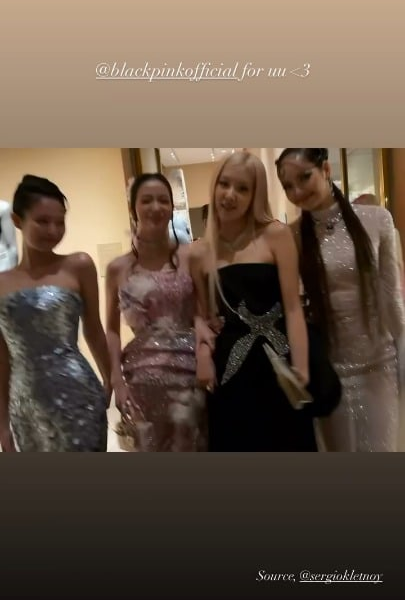 260505 Rosé IG Story Update w/ Jisoo, Jennie & Lisa