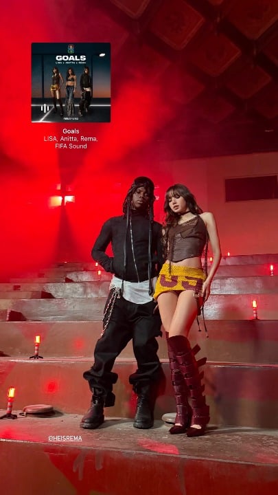 260526 Lisa IG Story Update w/ Rema
