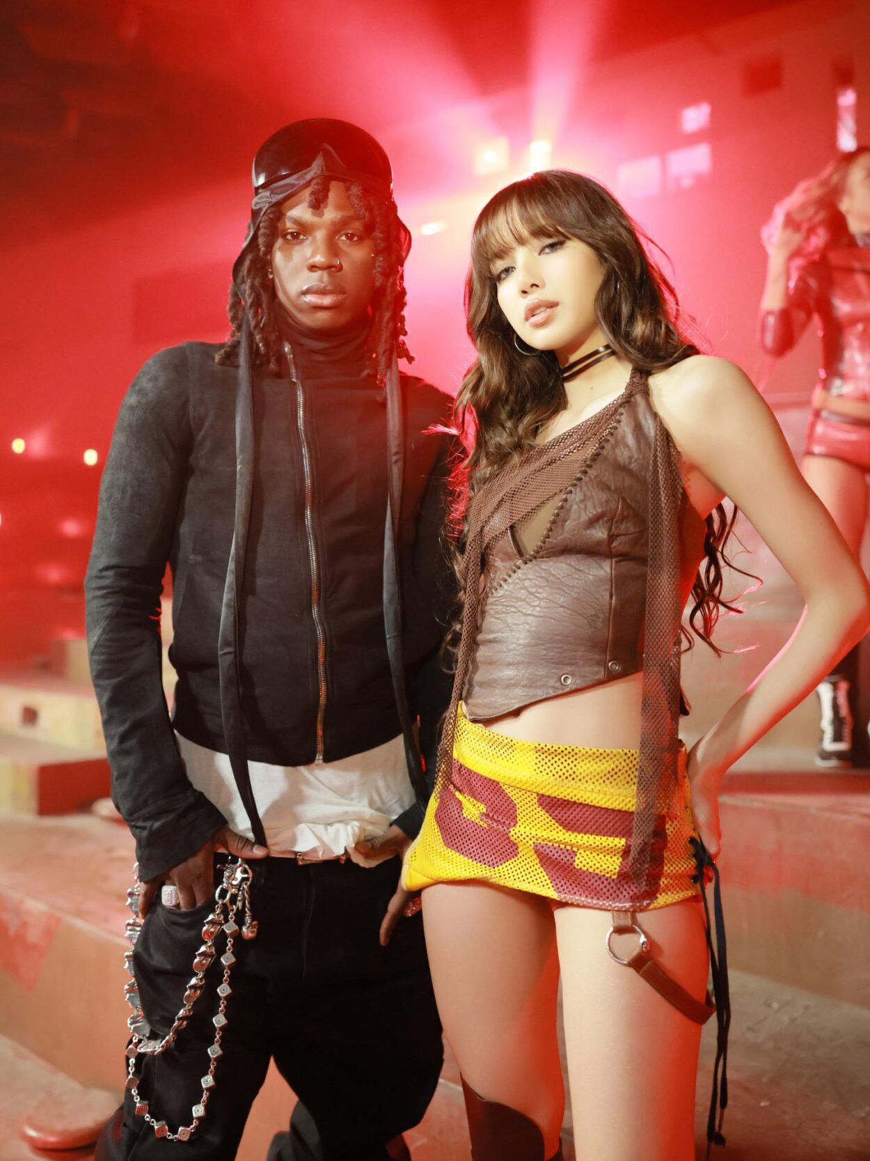 260521 Lisa w/ Rema for 'Goals'