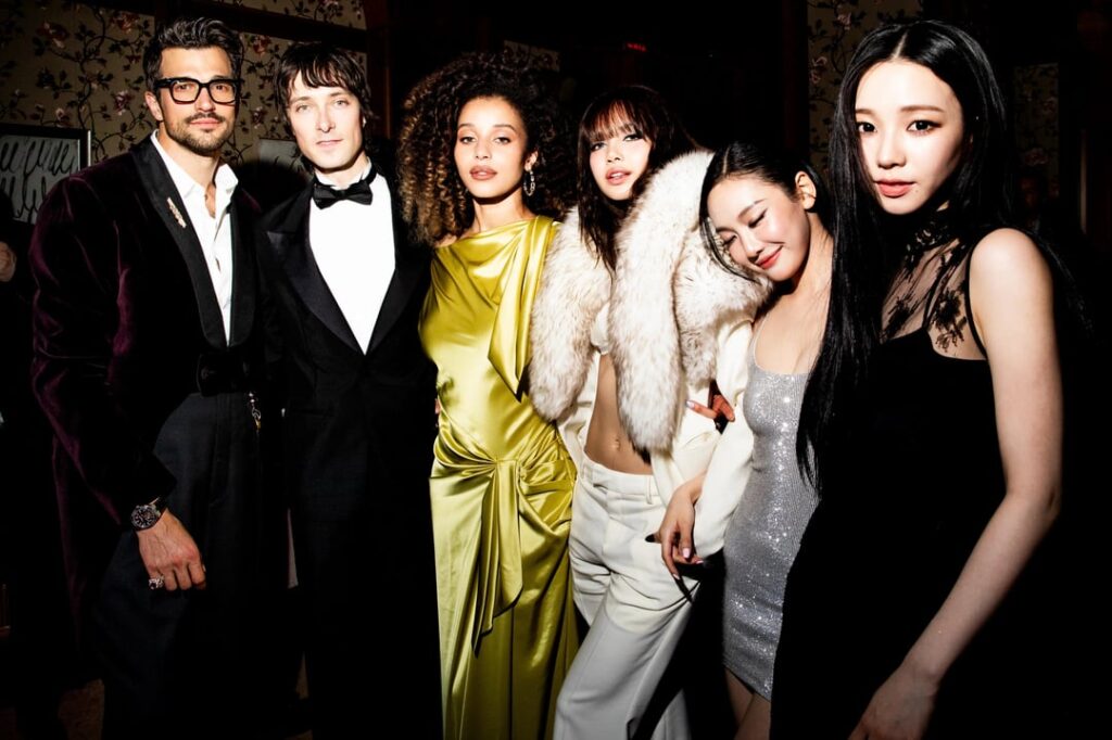 260506 Lisa w/ Ningning, Karina, Chase Infiniti, Damson Idris & Others at the Met Gala 2026 GQ After-Party