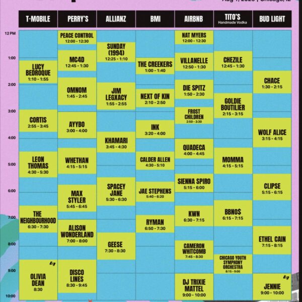 260512 Lollapalooza Chicago 2026: JENNIE will be performing on August 1 at 9:00pm CST