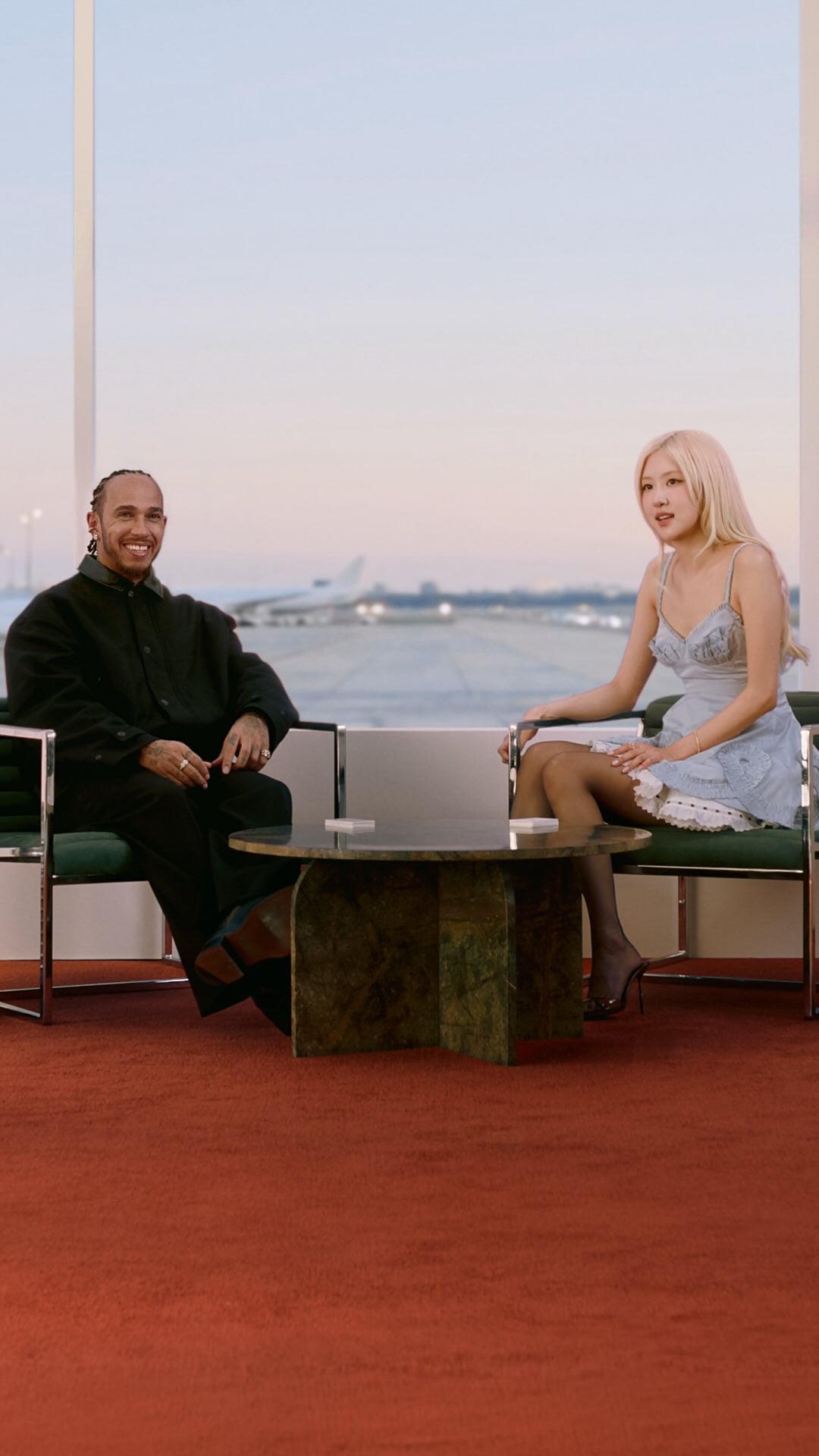 260511 Rosé w/ Lewis Hamilton for RIMOWA | The Lounge
